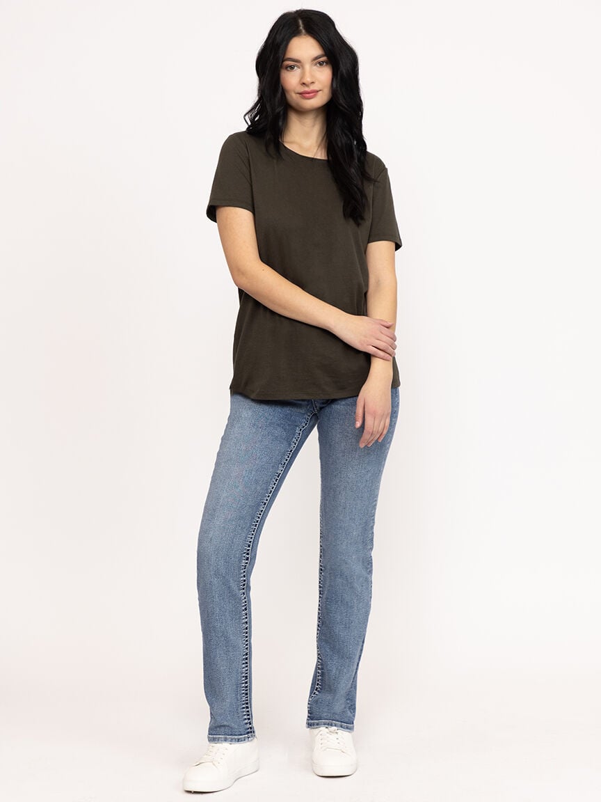 Women's Relaxed Crew Neck Tee