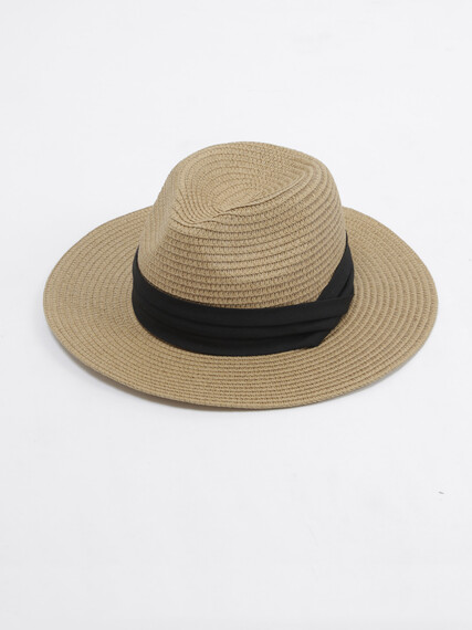 Women's Straw Panama Hat Image 1