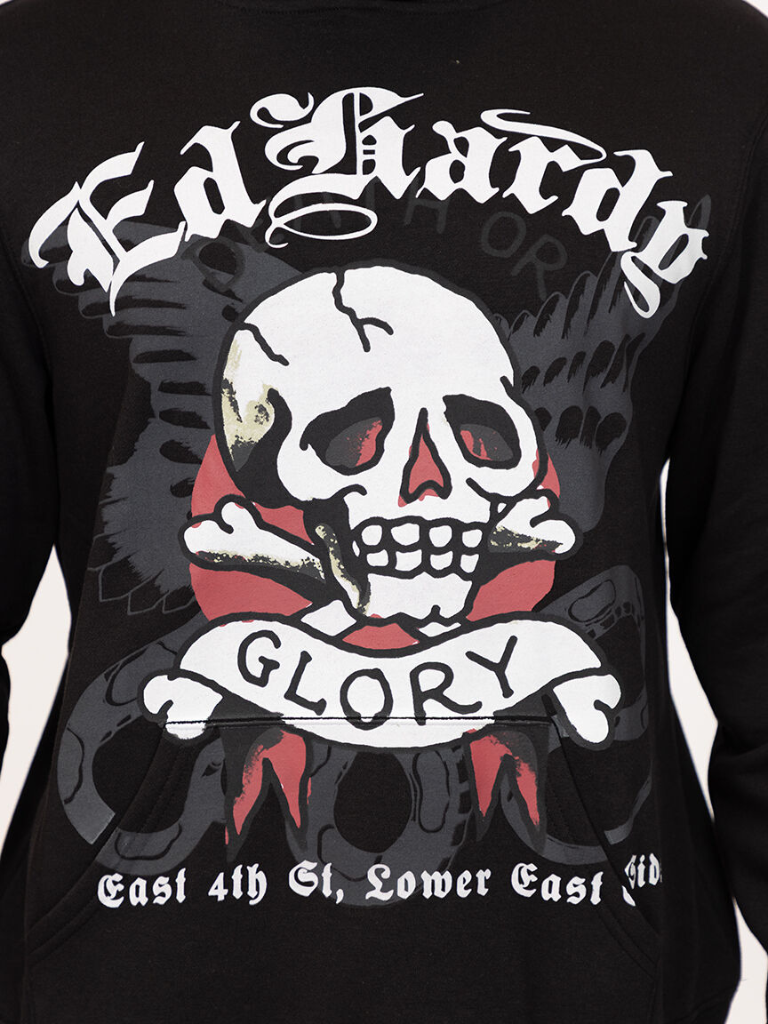 Men's Glory Skull Hoodie