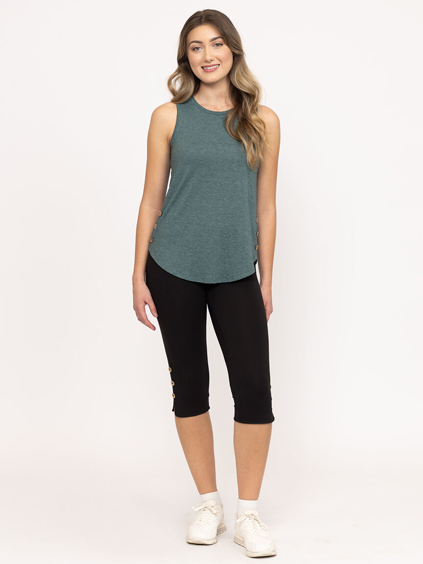 Women's Side Button Tank