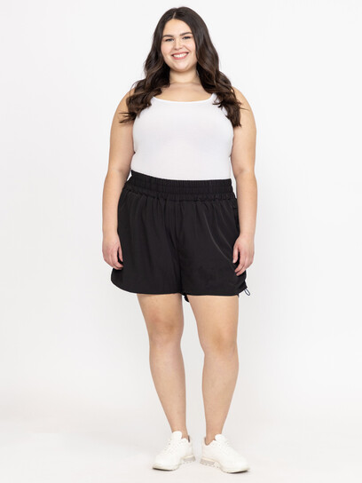Women's Ruched Hybrid 2-in-1 Shorts Women's Ruched Hybrid 2-in-1 Shorts