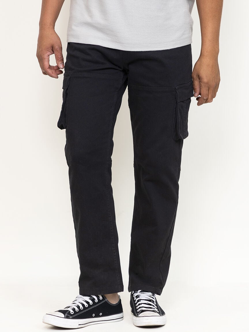Men's Black Cargo Sneaker Pant
