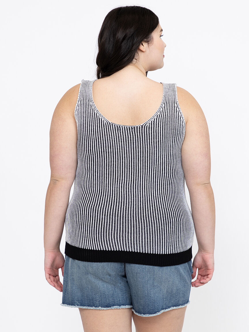 Women's Plated Sweater Tank