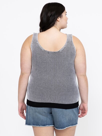 Women's Plated Sweater Tank Women's Plated Sweater Tank