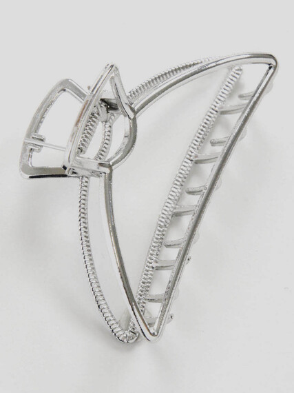 Women's Silver Metal Claw Clip Women's Silver Metal Claw Clip Image 1