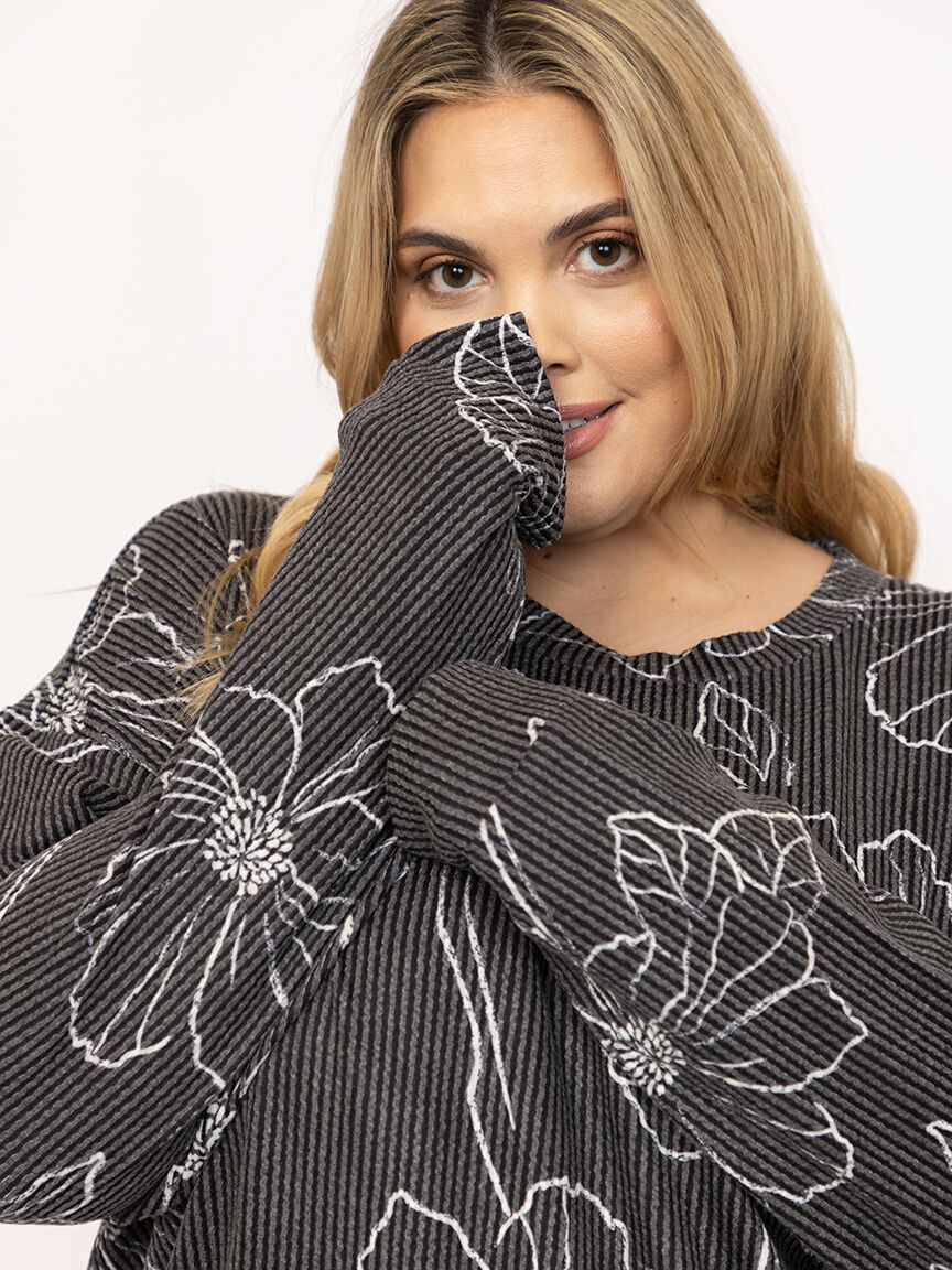 Women's Floral Print Top