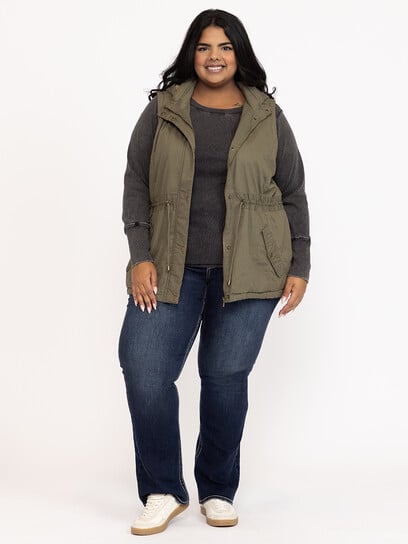 Women's Hooded Anorak Vest Women's Hooded Anorak Vest