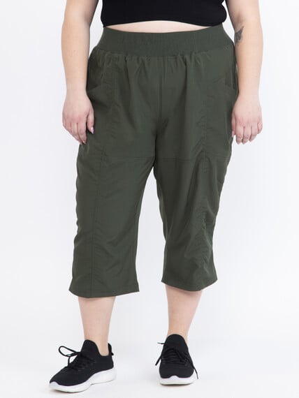 Women's Ruched Hybrid Capri Women's Ruched Hybrid Capri Image 5