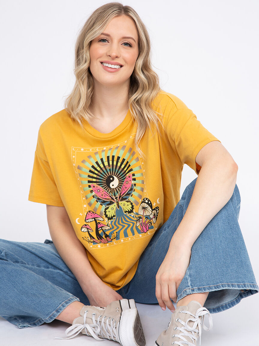 トップス VETEMENTS 19SS Cafe Print Oversized Tee VETEMENTS 19SS Cafe Print Oversized Tee