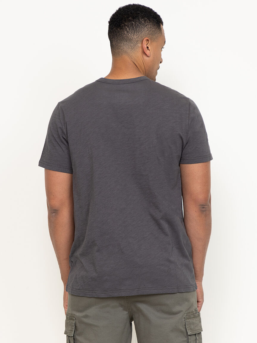 Men's Slub Notch Henley