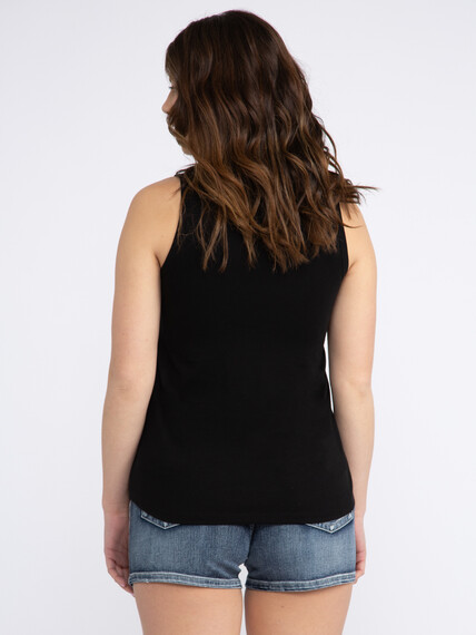 Women's Rainbow Heart Scoop Neck Tank Women's Rainbow Heart Scoop Neck Tank Image 3