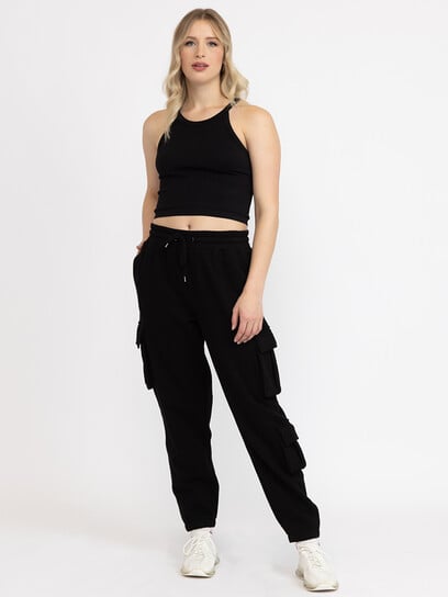 Women's Fleece Cargo Jogger Women's Fleece Cargo Jogger
