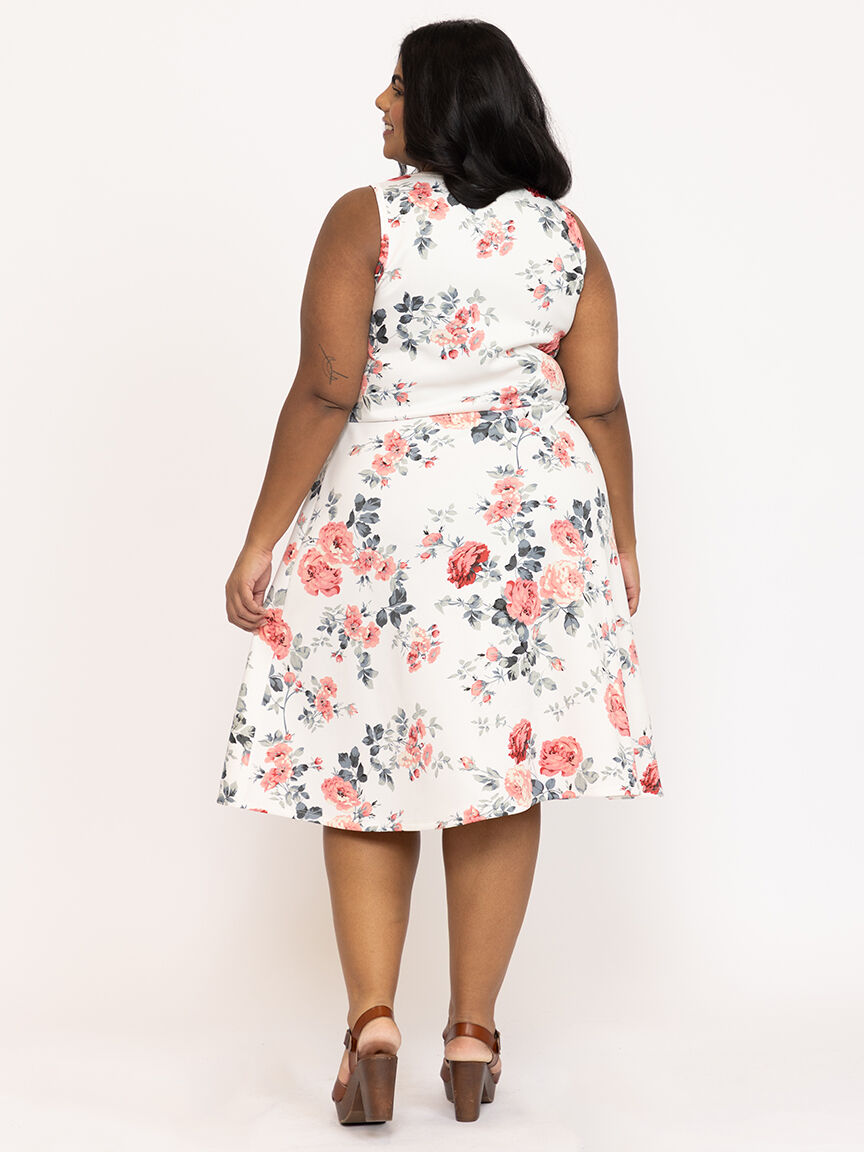Women's Floral Skater Dress