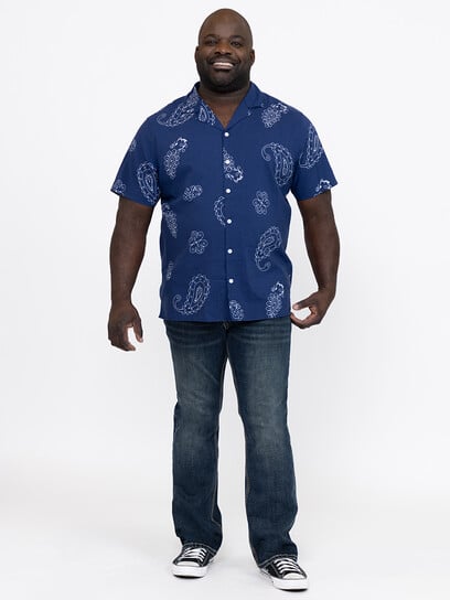 Men's GBC Paisley Resort Shirt Men's GBC Paisley Resort Shirt