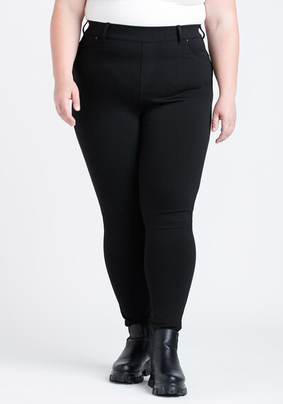 Women's 4 Pocket Pull-on Ponte Pant Women's 4 Pocket Pull-on Ponte Pant Image 4