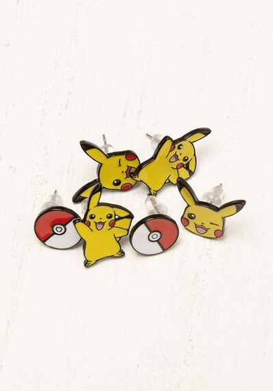 Pokemon Earring 3 Pack Image 2