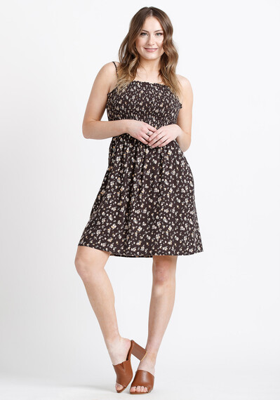 Women's Floral Strappy Dress Image 4