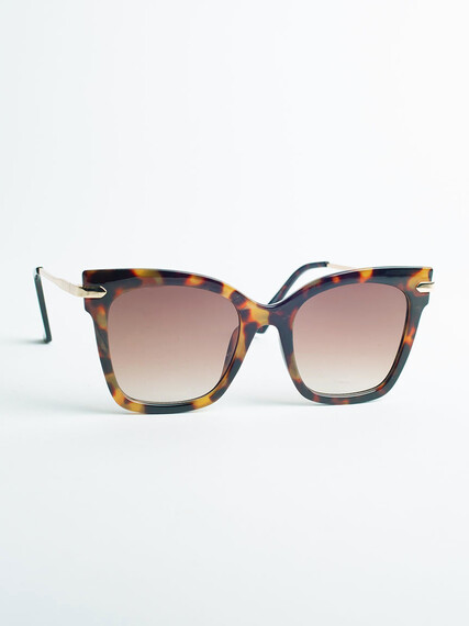 Women's Tortoise Brown Sunglasses Image 1