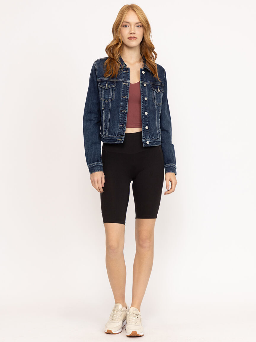 Women's Cell Phone Pocket Bike Short