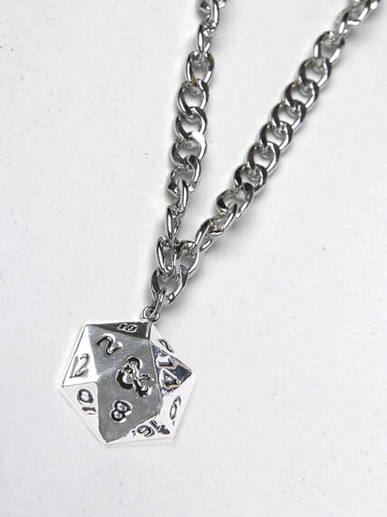 D&D Heavy Chain with 3D Charm Necklace Image 4