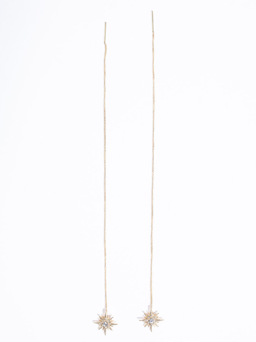 Women's Crystal Starburst Earrings