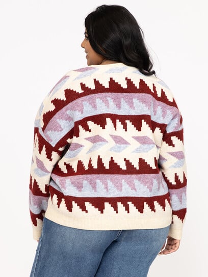 Women's Geometric Sweater Women's Geometric Sweater