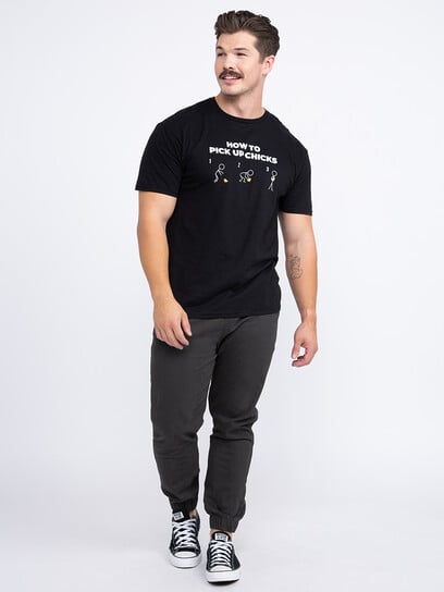 Men's How To Pick Up Chicks Tee Men's How To Pick Up Chicks Tee