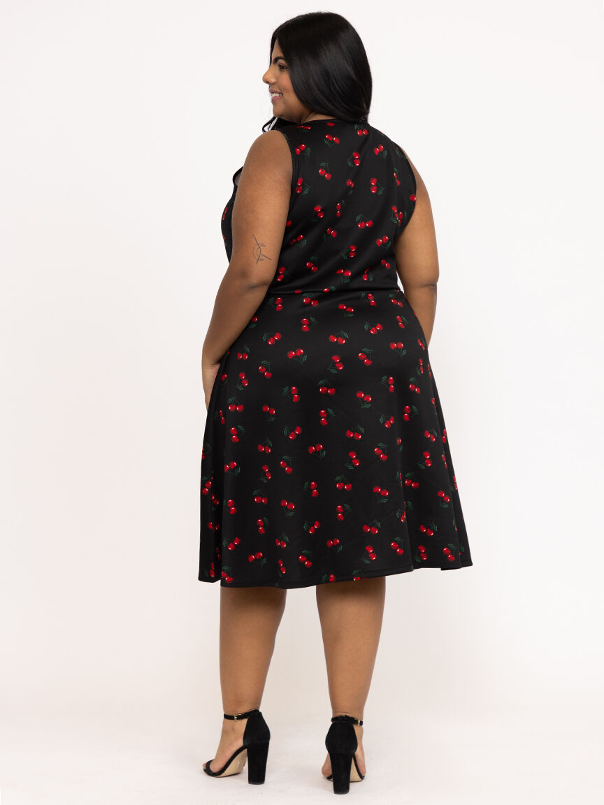 Women's Cherry Skater Dress