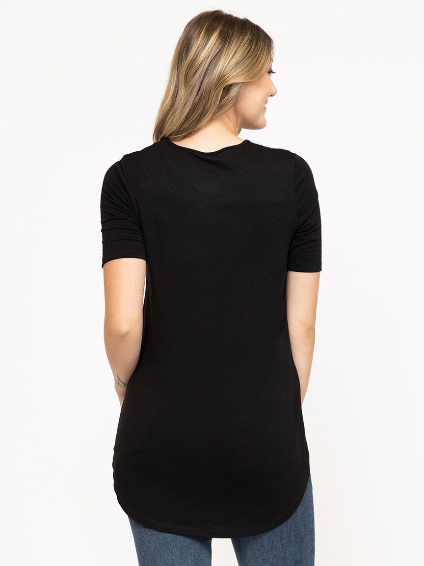 Women's Crew Neck  Legging Tunic Tee