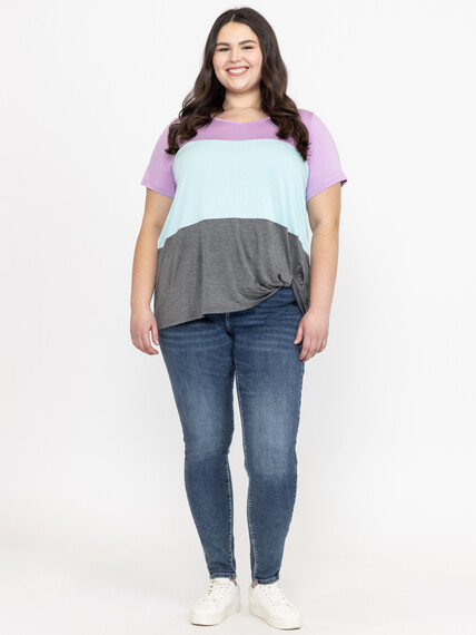 Colorblocked Top Women's Colour Block top Warehouse One