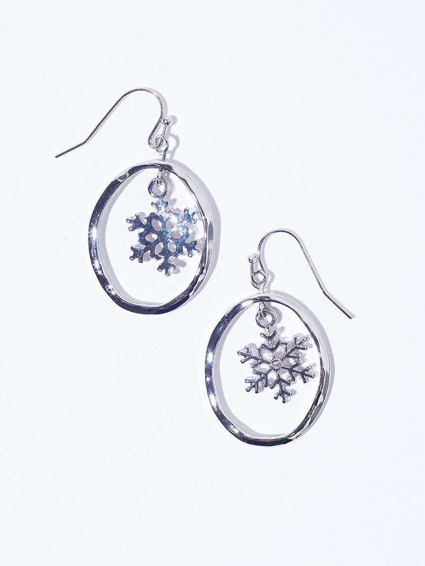 Women's Snowflake Earrings
