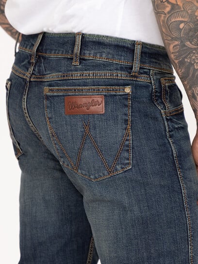 Men's Retro Bozeman Slim Straight Jeans Men's Retro Bozeman Slim Straight Jeans