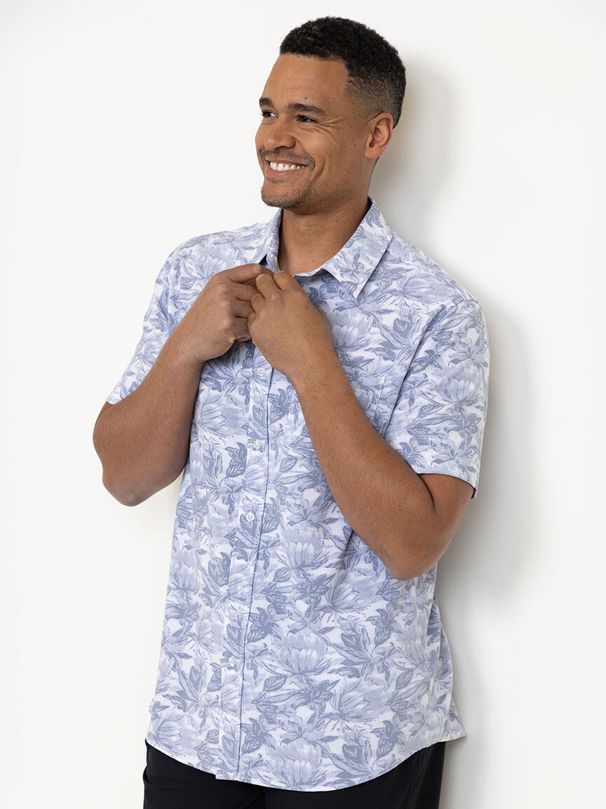 Men's Floral Hybrid Shirt