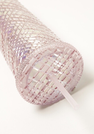 24 oz Diamond Cut Blush Tumbler 24 oz Diamond Cut Blush Tumbler Image 3