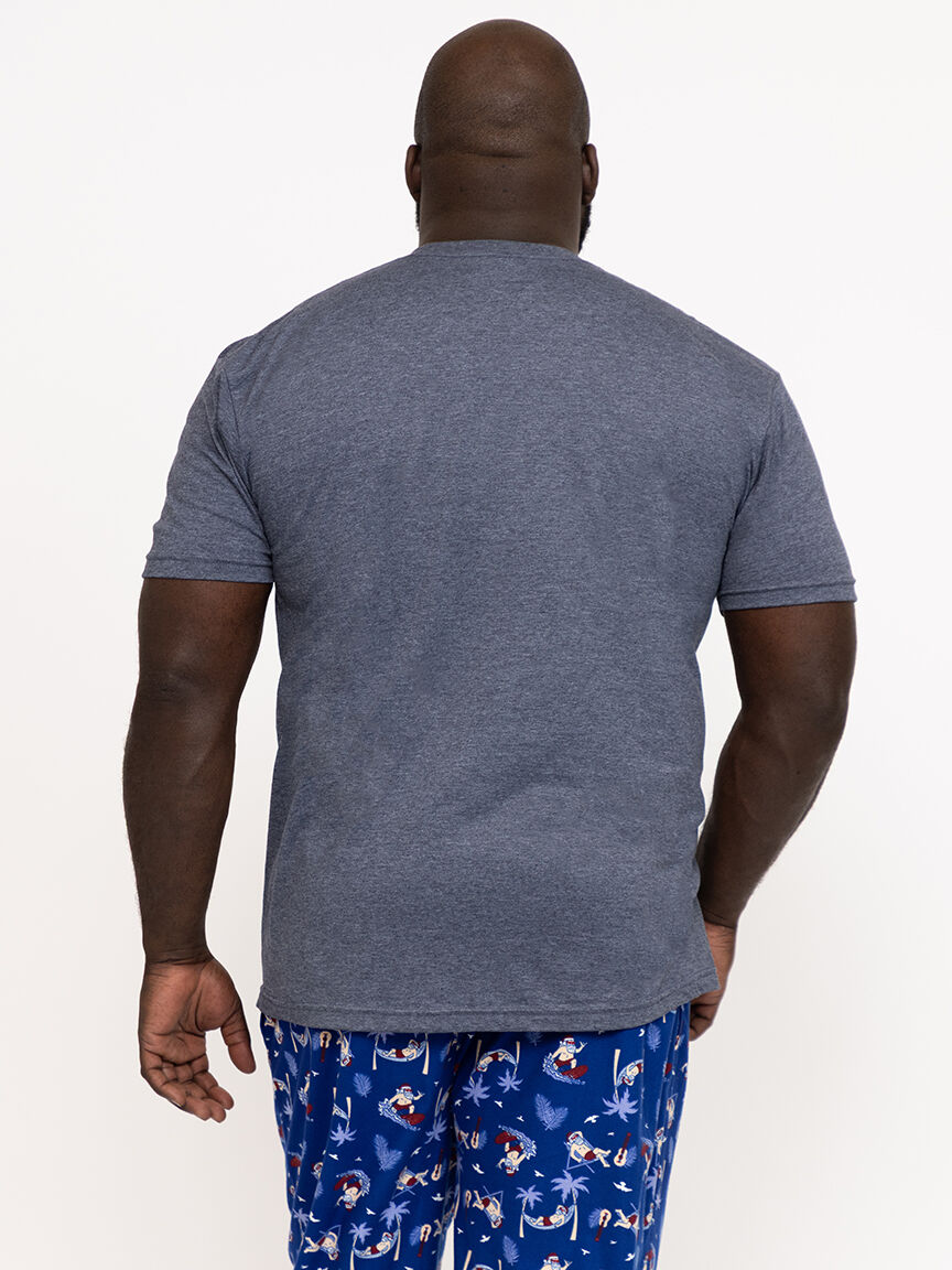 Men's Surfing Santa Tee