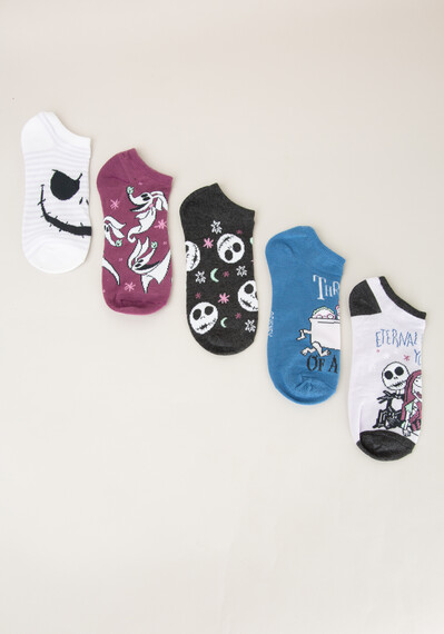 Women's 5 Pack Nightmare Before Christmas Socks Image 1