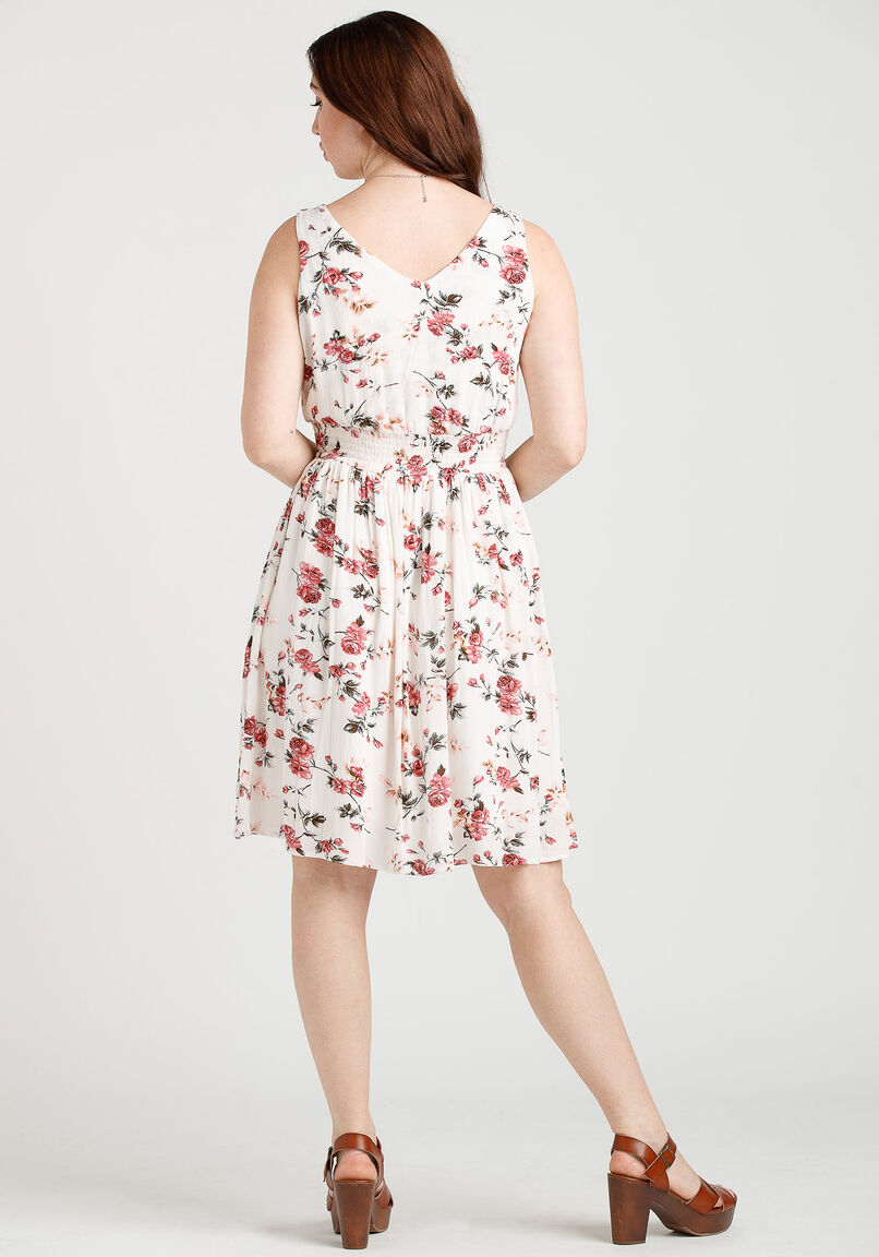 Women's Floral Babydoll Dress Warehouse One