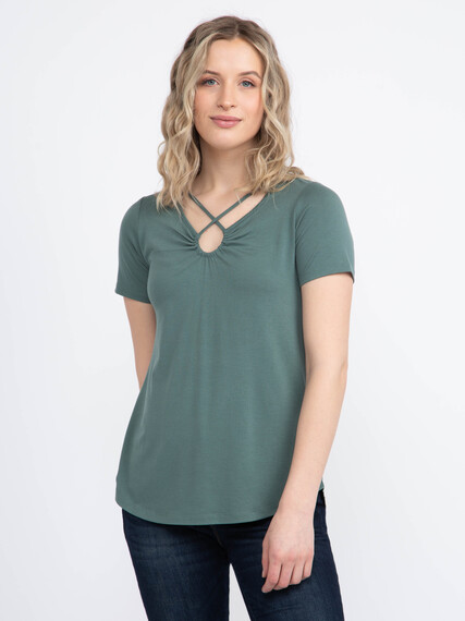 Women's Strappy Tee Image 1