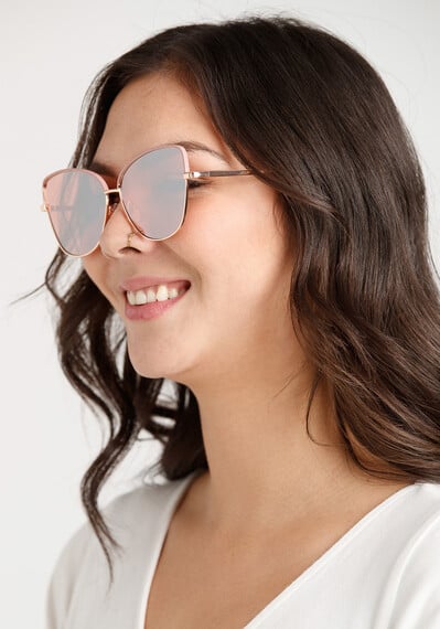 Women's Cat Eye Aviator Sunglasses Women's Cat Eye Aviator Sunglasses Image 2