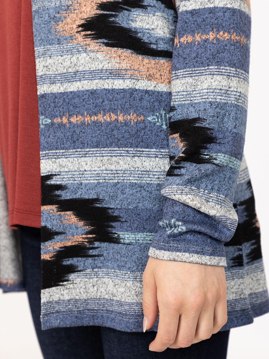 Women's Geometric Cardigan