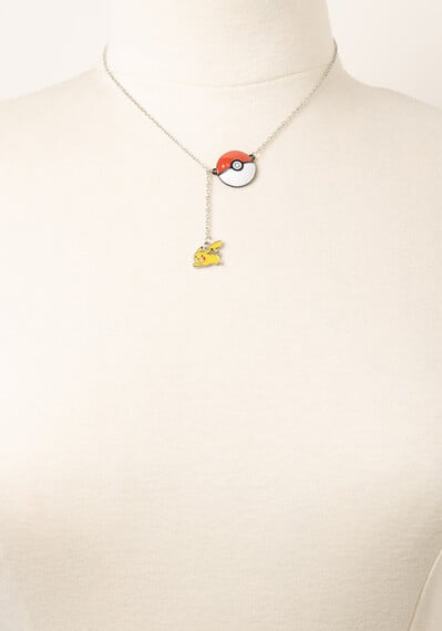 Pokemon Pokeball & Pikachu Charm Necklace Pokemon Pokeball & Pikachu Charm Necklace Image 4