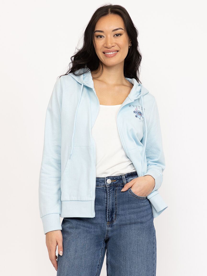 Women's Stitch Zip Up Hoodie