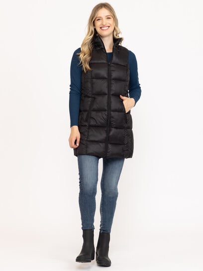 Women's Long Puffer Vest Women's Long Puffer Vest