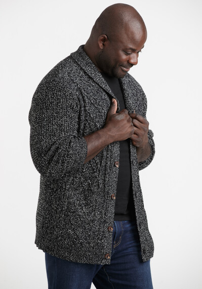 Men's Cable Knit Cardigan Image 2