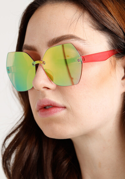 Women's Frameless Sunglasses Image 3