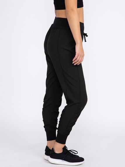 Women's Ruched Hybrid Jogger Image 3