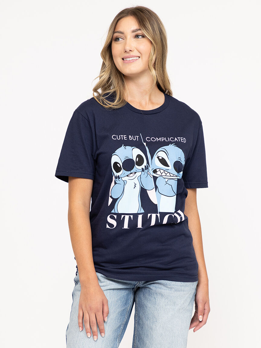 Women's Stitch Crew Neck Tee