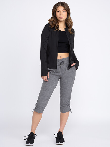 Women's Textured Hybrid Capri Women's Textured Hybrid Capri Image 1