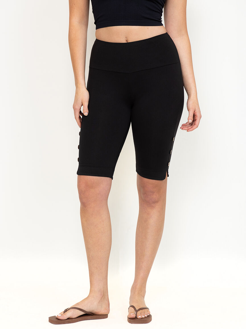 Women's Side Button Bike Short