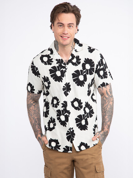 Men's Floral Shirt Image 1